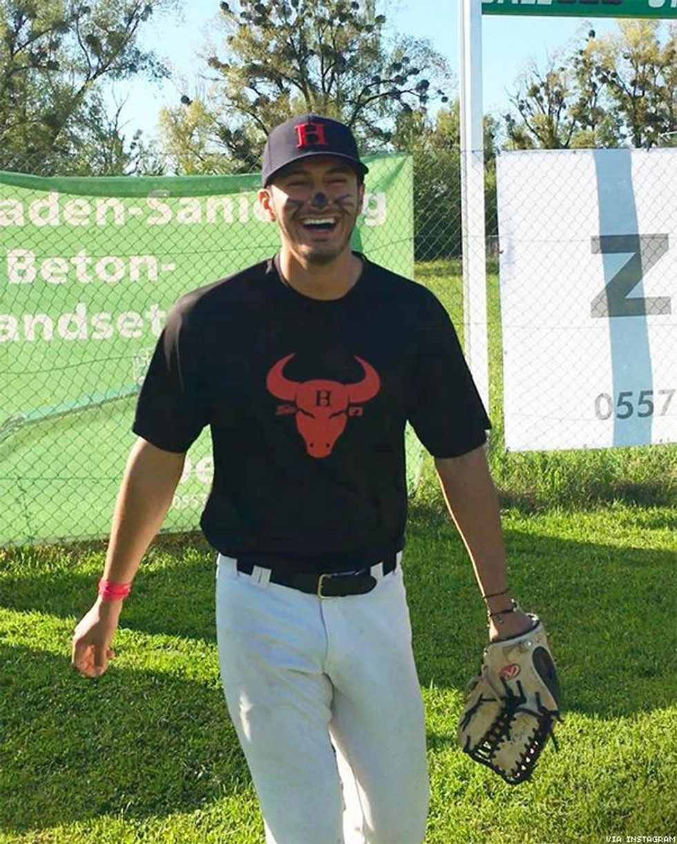 Out Baseball Players