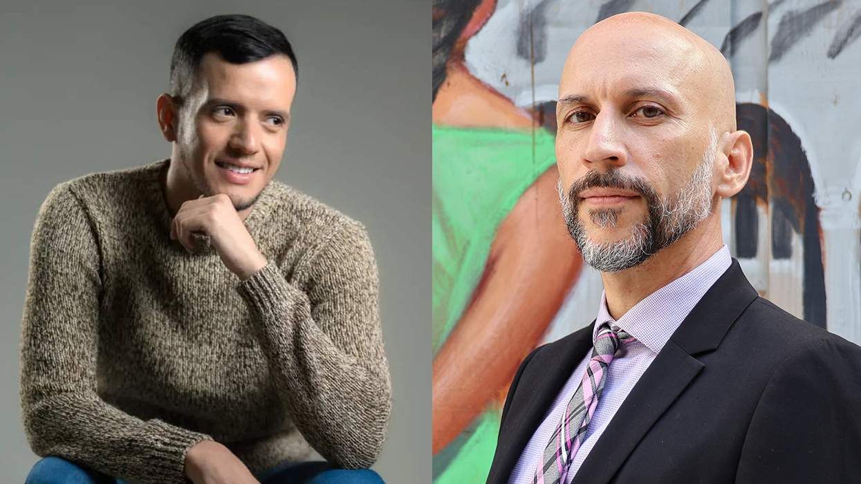 OUT100 honorees Andry Hernandez Romero and Alvaro Huerta