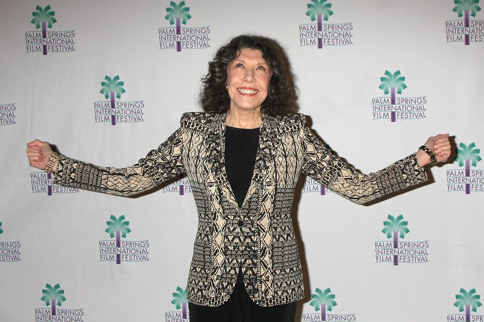 PALM SPRINGS - JAN 4: Lily Tomlin at the \u00c3?\u00c2\u00a2??Grandma\u00c3?\u00c2\u00a2?\u00c3?\u00c2\ufffd Q & A at PSIFF at the Annenberg Theater at Palm Springs Art Museum on January 4, 2016 in Palm Springs, CA