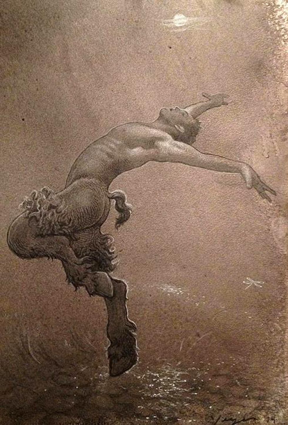 Pan's Springtime Shower Moonlight Dance (Eryc Taylor)