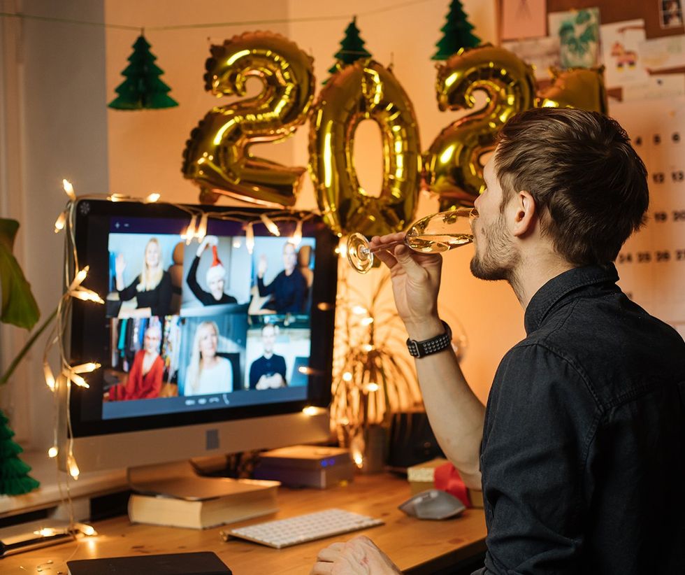 pandemic zoom new years eve party people connecting digitally Upholding privacy connected world OPED Erica Portnoy