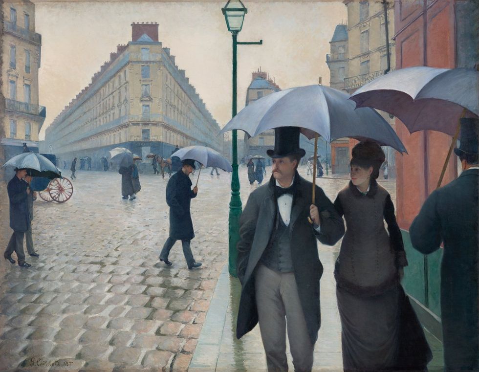 Paris Street Rainy Day 1877 The Art Institute of Chicago