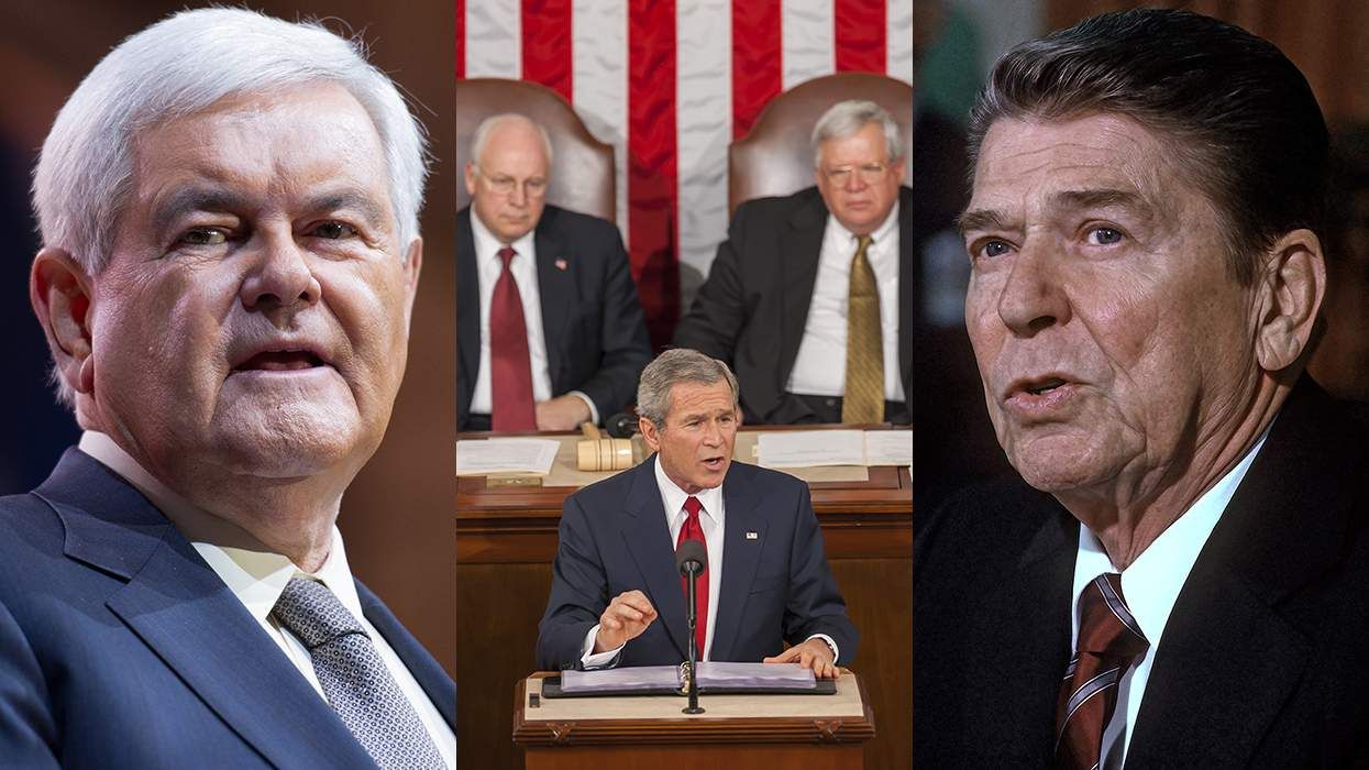 Past roadblockers include Newt Gingrich, George W Bush and Ronald Reagan