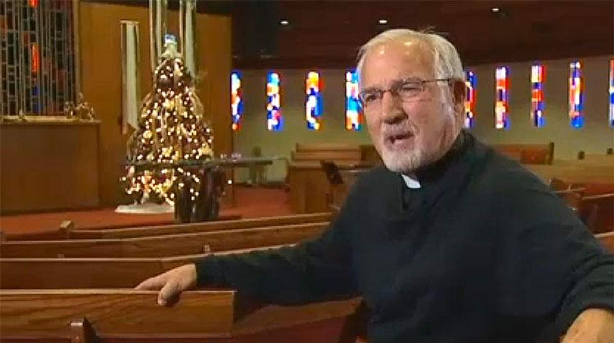 Pastor Doug Bland was shaken by the incident.