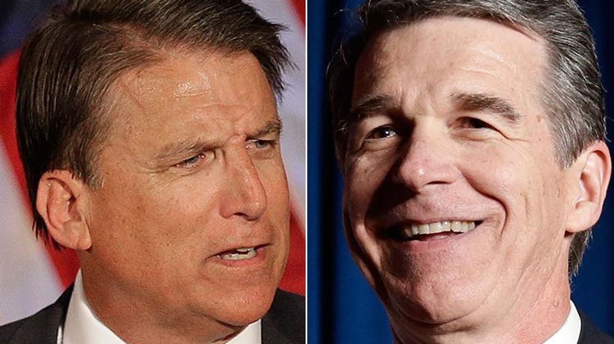 Pat McCrory and Roy Cooper