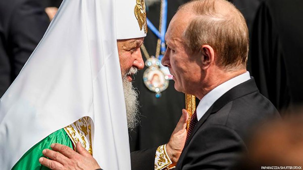 Patriarch Kirill and Pres. Vladimir Putin