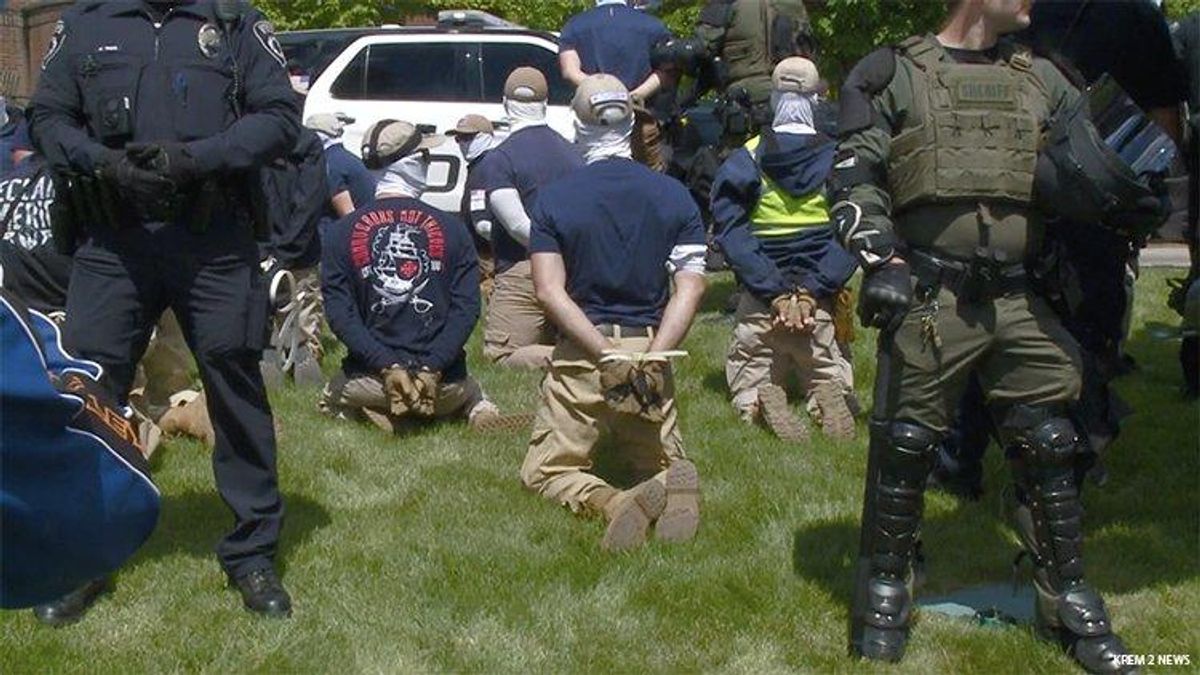 Patriot Front arrests in Idaho