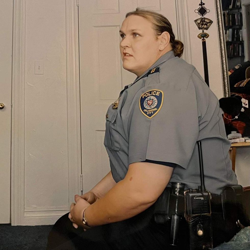 Paula Sofia Schonauer during her time with the Oklahoma City Police Department