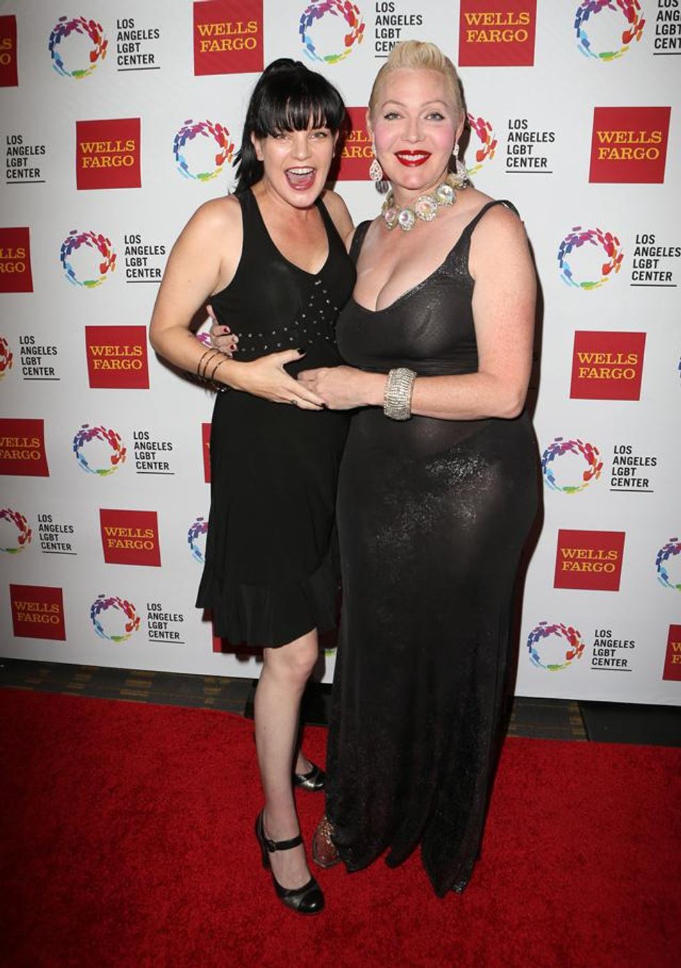 Pauley Perrette and Calpernia Addams