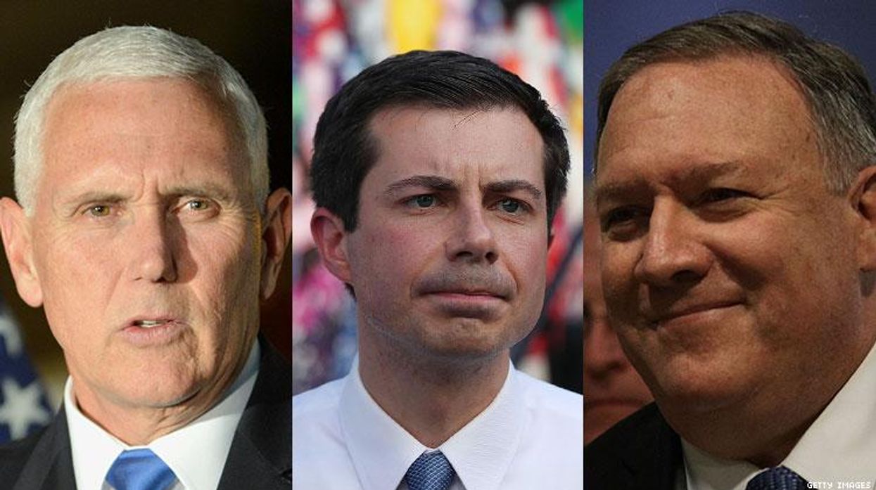 Pence Buttigieg Pompeo