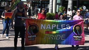 Anti-LGBTQ+ extremist charged for filming men using public bathroom at Florida Pride event