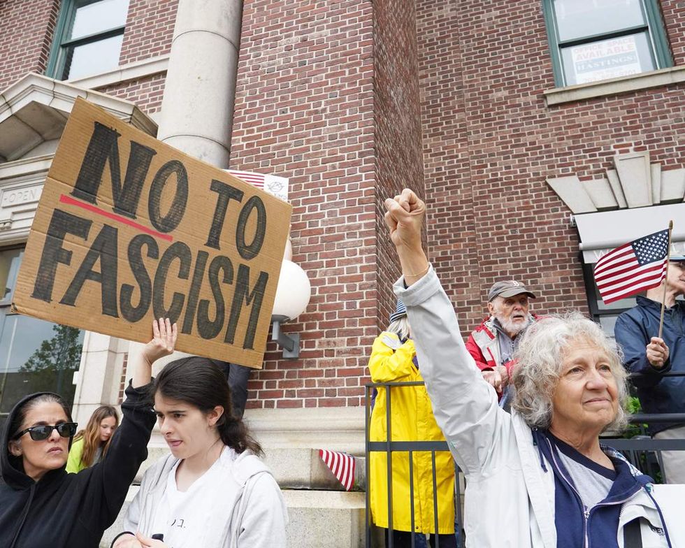 People protest the Trump administration on 'No Kings Day'