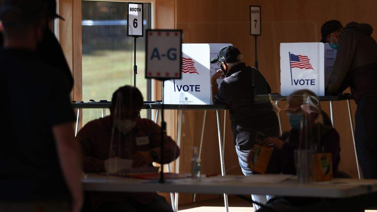 people voting