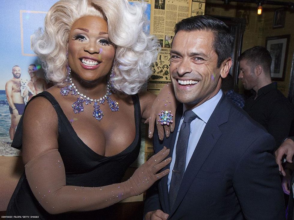 Peppermint and Mark Consuelos