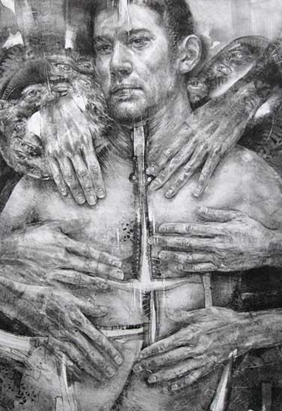 Perforate2-monotype-mixed-media-20-x-28-framed-in-german-silver-26-x-36x550d