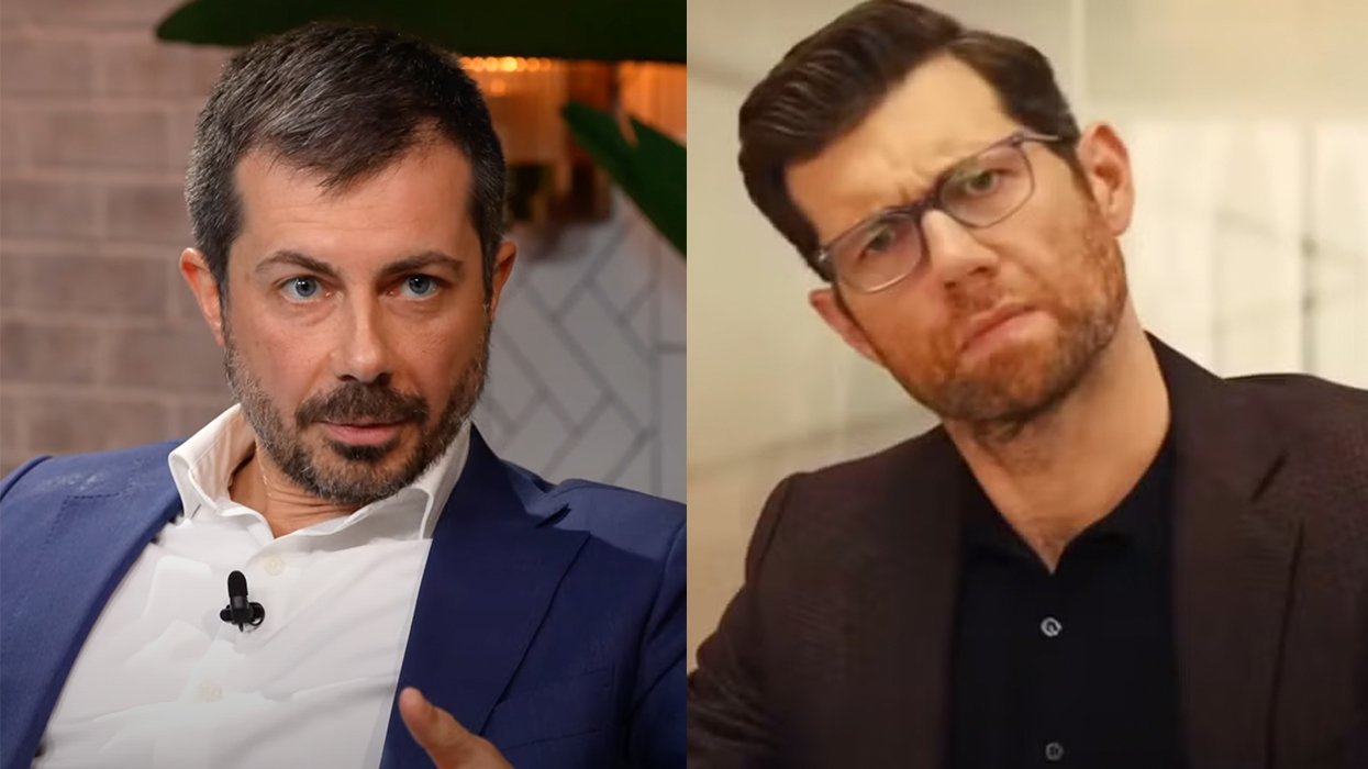 Pete Buttigieg Billy Eichner Bros movie