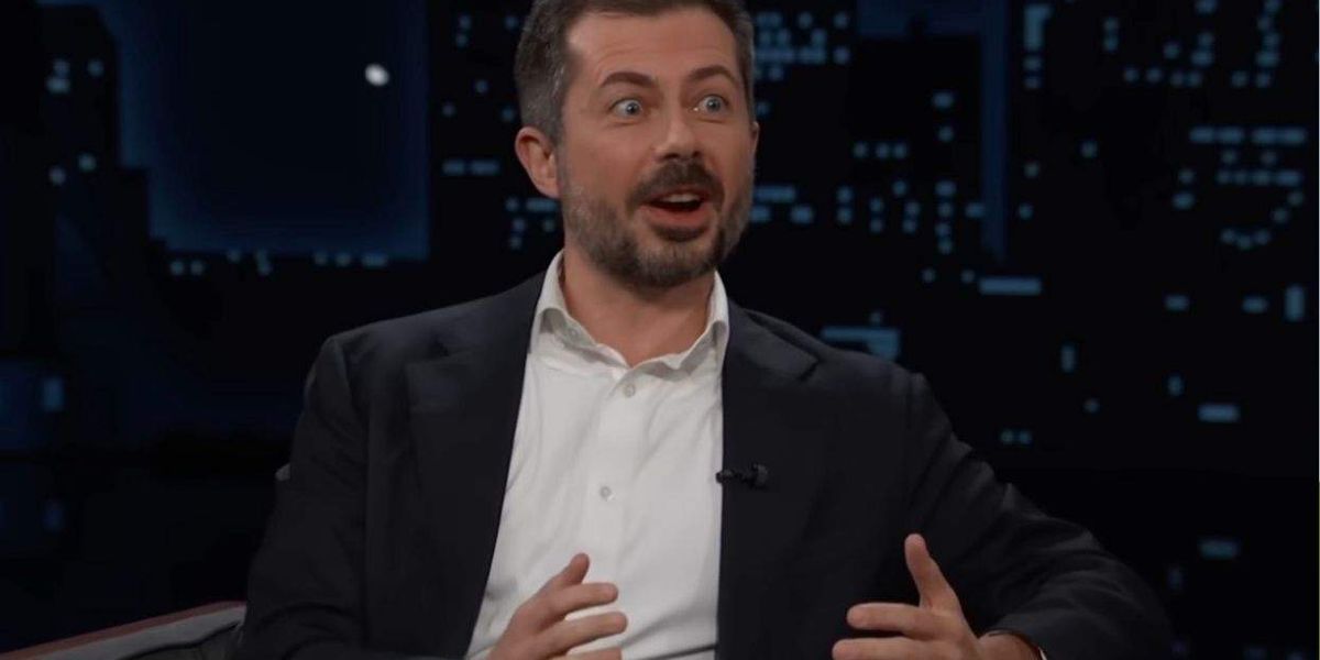 Pete Buttigieg mocks Trump Transportation Secretary Sean Duffy's strange airport pull-up stunt