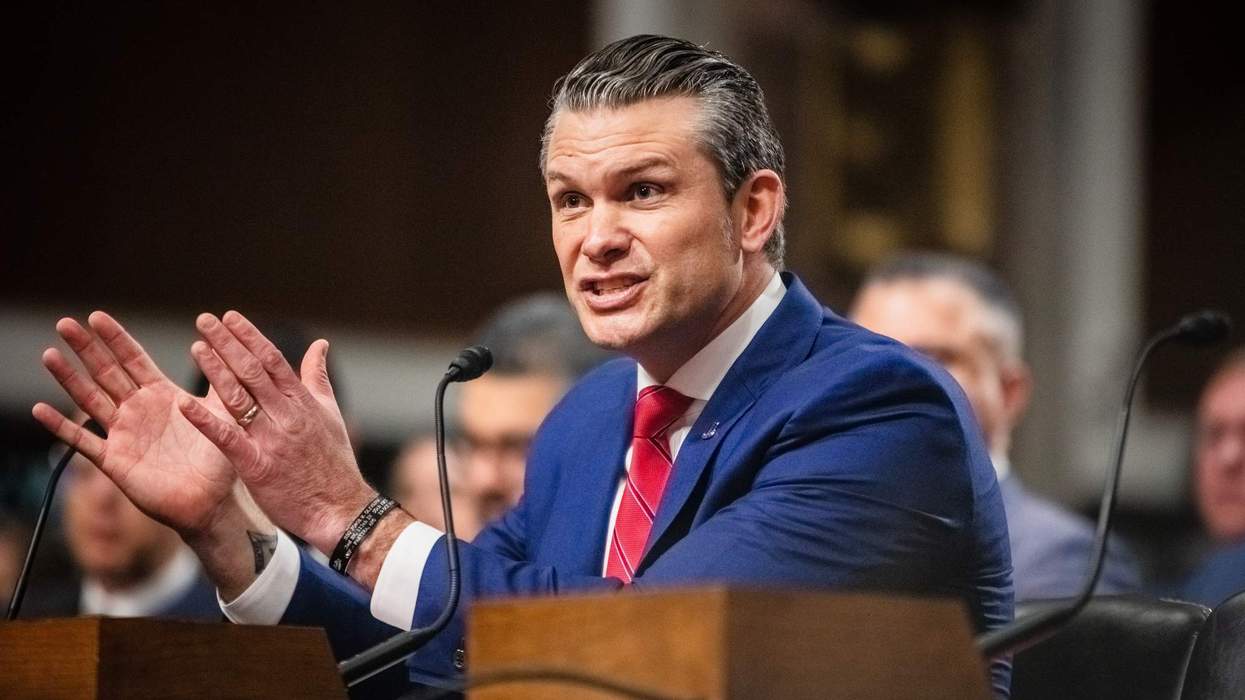 Pete Hegseth speaking