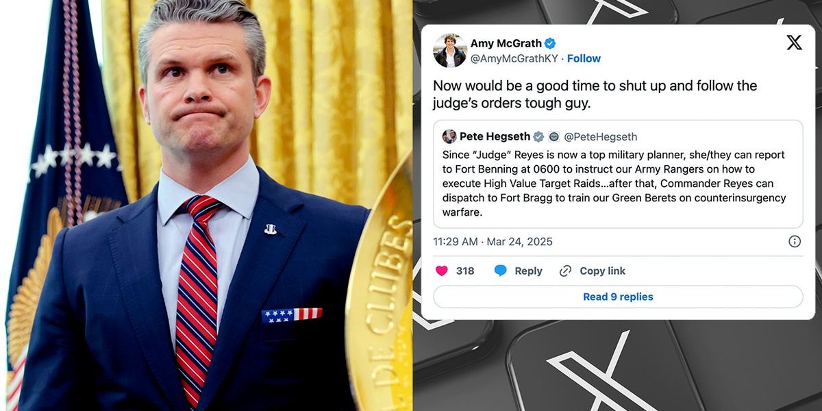 Internet drags Pete Hegseth after he mocked judge who blocked Trump's trans military ban