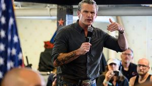 ‘High T’ Pete Hegseth hurls anti-trans slur at Iowa State Fair campaign stop while Iran war rages on