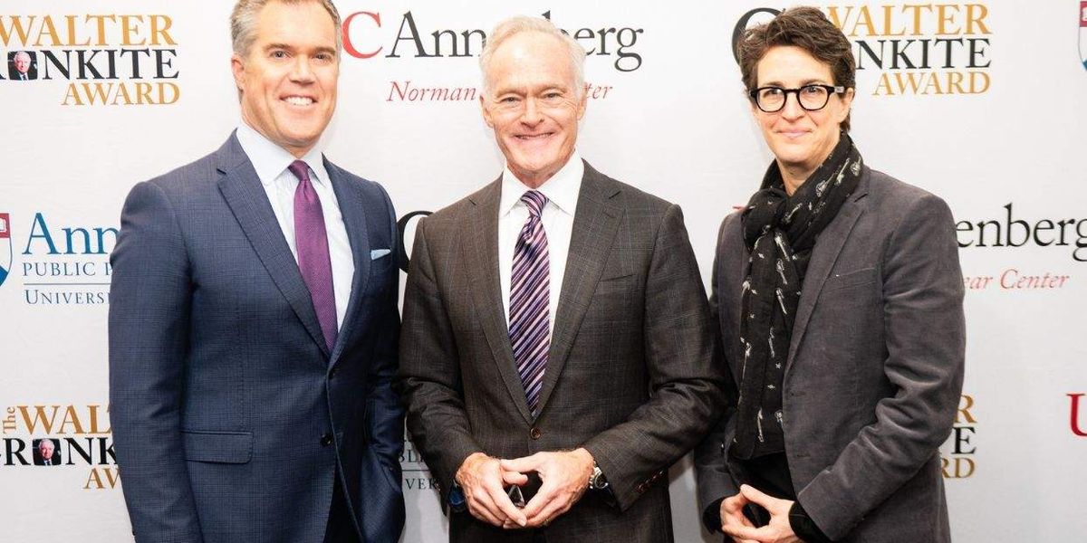 Rachel Maddow on standing up to government lies and her Walter Cronkite Award