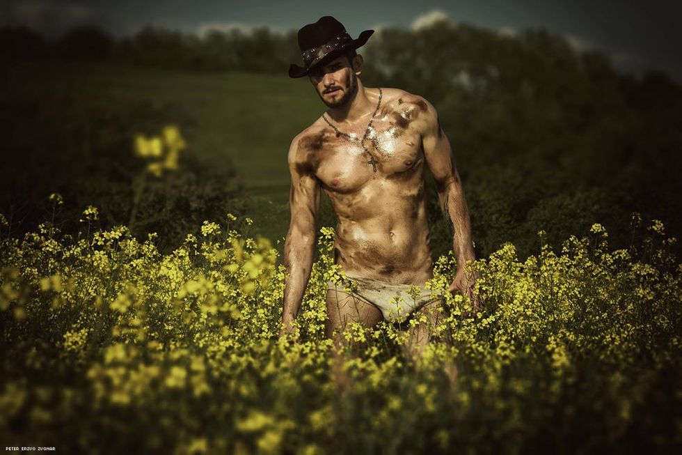 Peter believes in love and goodness, but somehow there is always a bit of sex and rebellion in his work.