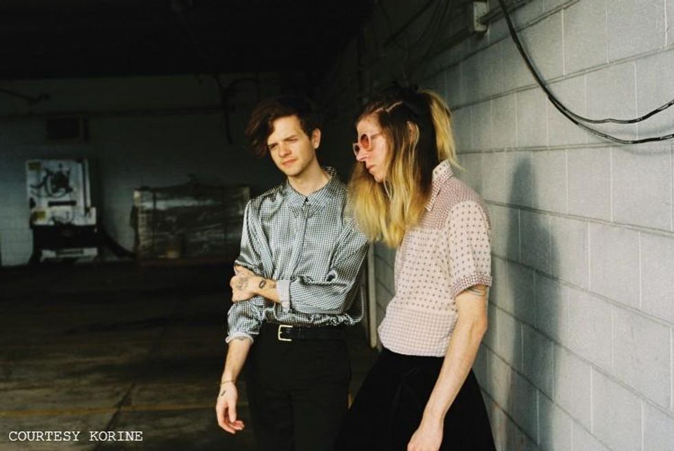 Philly musical duo Korine is out with a new LP, The Night We Raise.