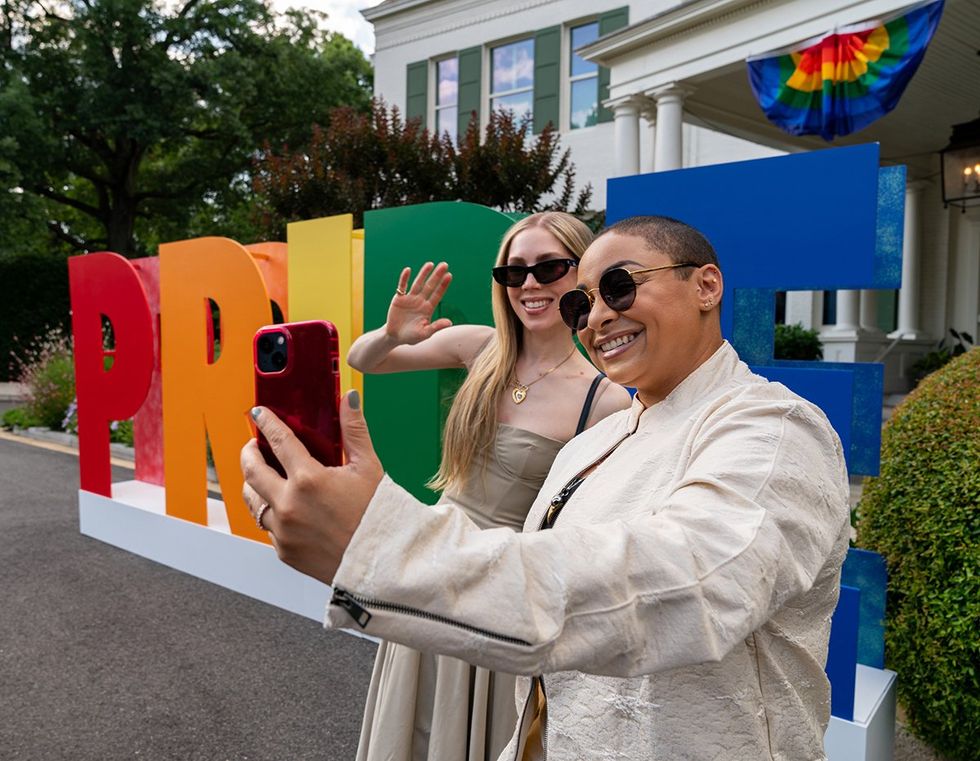 photo gallery 2024 pride month reception VP kamala harris residence