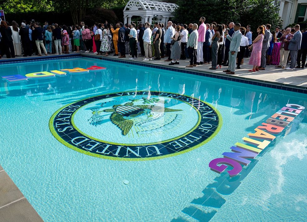 photo gallery 2024 pride month reception VP kamala harris residence