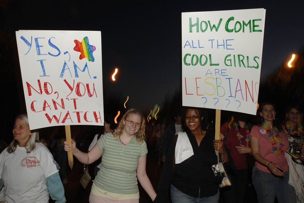 photo gallery Dyke Marches Dykes on Bikes worldwide through history