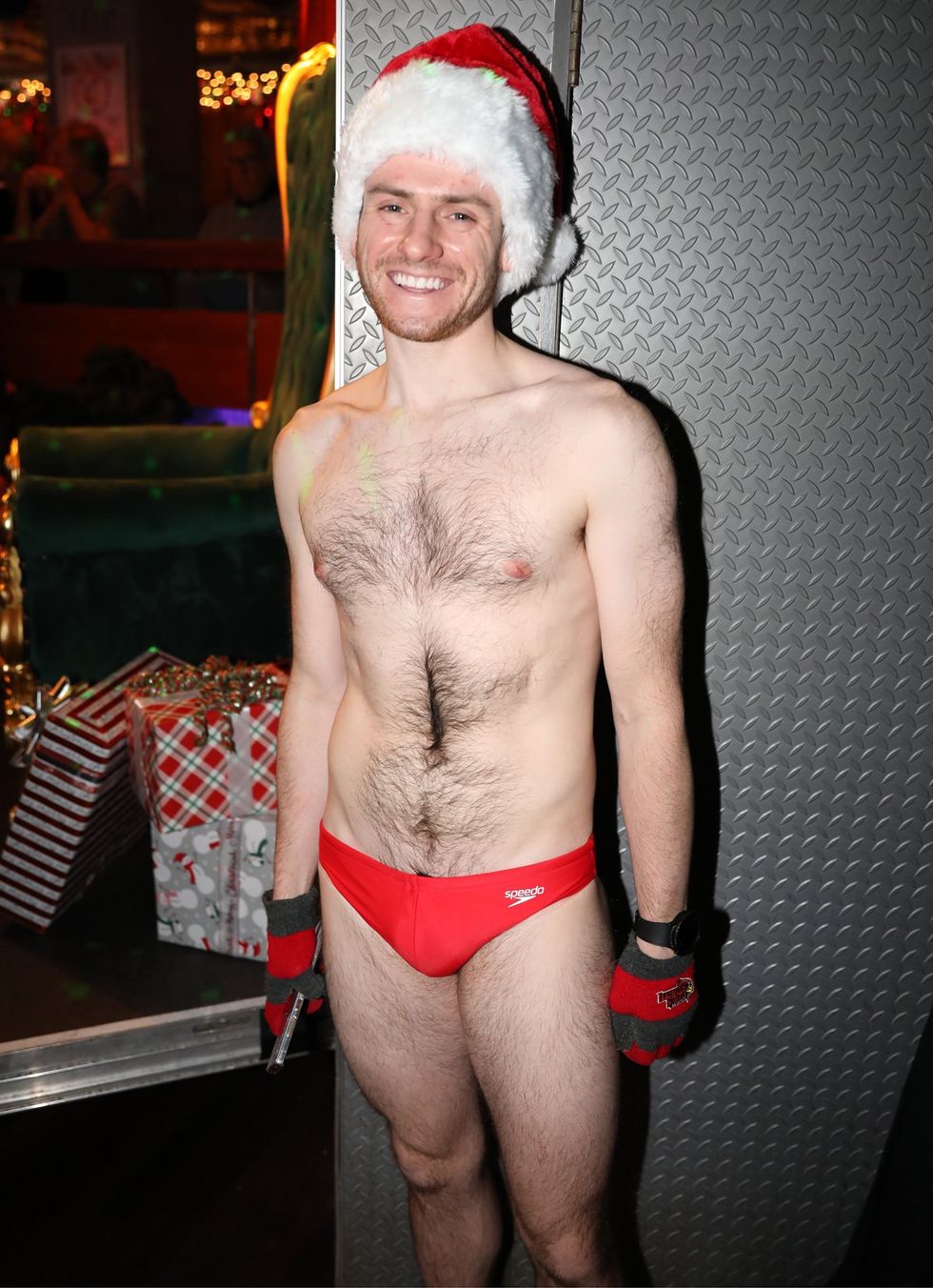 photo gallery gay bar Sidetrack Chicago Santa Speedo Run party 2024