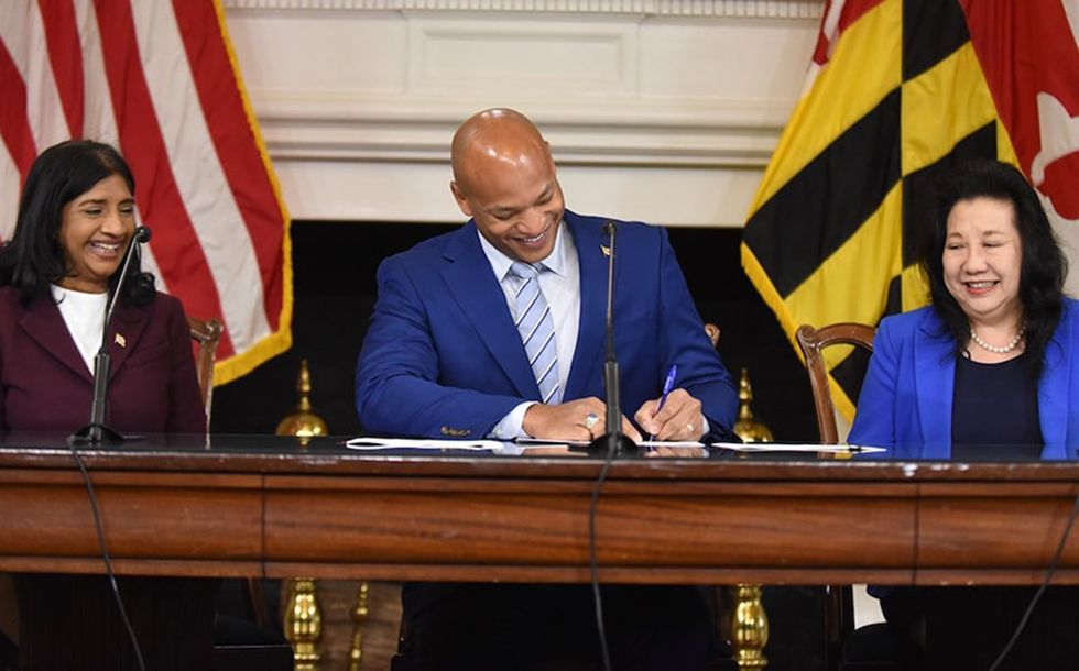 Photo Gallery LGBTQ bodily autonomy laws take effect starting 2024 Maryland Governor Wes Moore signs bills