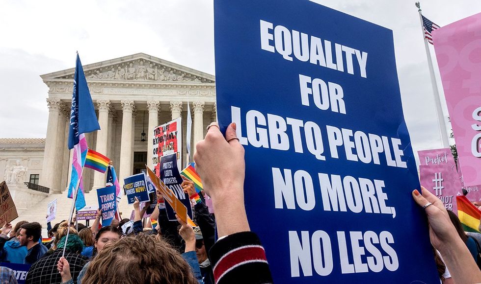 Photo Gallery LGBTQ bodily autonomy laws take effect starting 2024 WASHINGTON DC Rally for LGBTQ rights Supreme Court