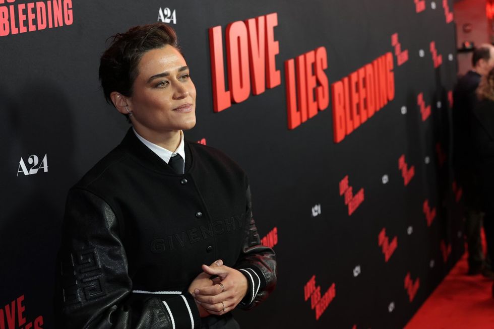 Photo Gallery Love Lies Bleeding Premiers Red Carpet Party Tracy Gilchrest panel