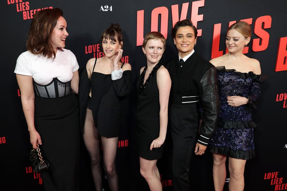 Photo Gallery Love Lies Bleeding Premiers Red Carpet Party Tracy Gilchrest panel