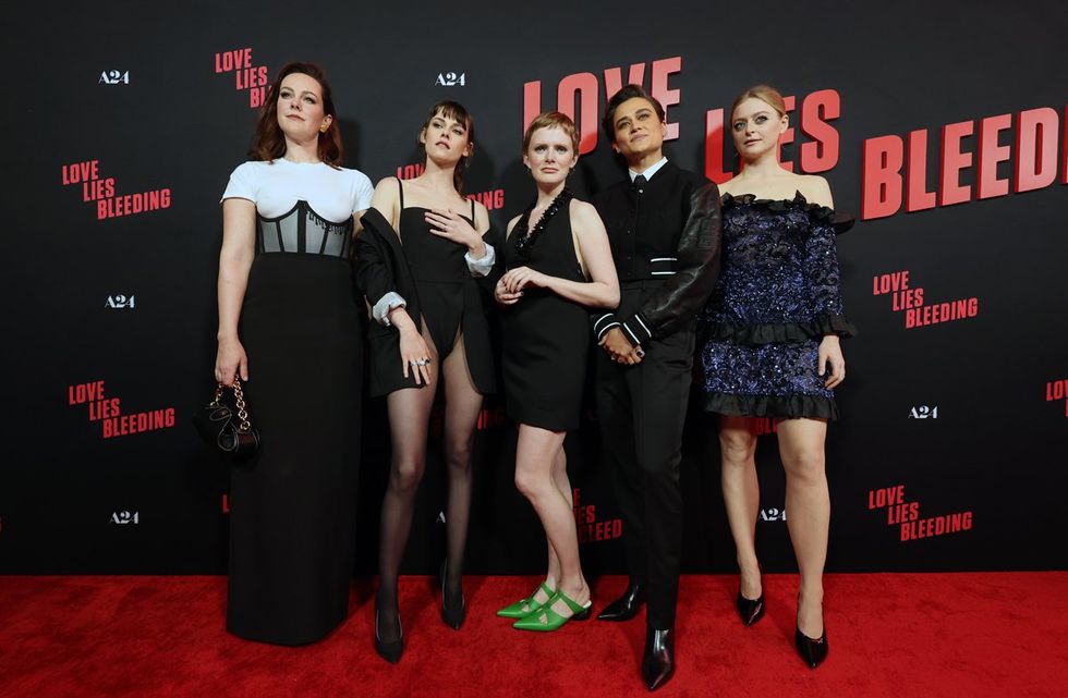 Photo Gallery Love Lies Bleeding Premiers Red Carpet Party Tracy Gilchrest panel