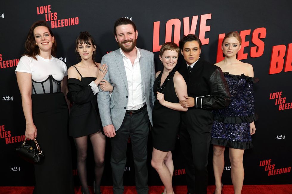 Photo Gallery Love Lies Bleeding Premiers Red Carpet Party Tracy Gilchrest panel