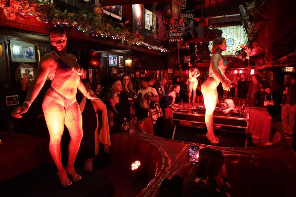 Photo Gallery Love Lies Bleeding Premiers Red Carpet Party Tracy Gilchrest panel