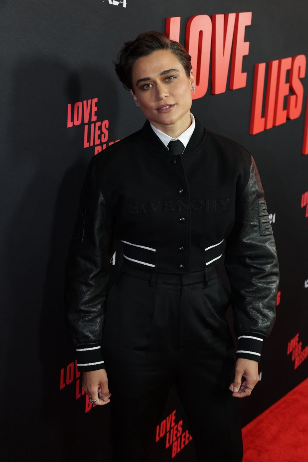 Photo Gallery Love Lies Bleeding Premiers Red Carpet Party Tracy Gilchrest panel