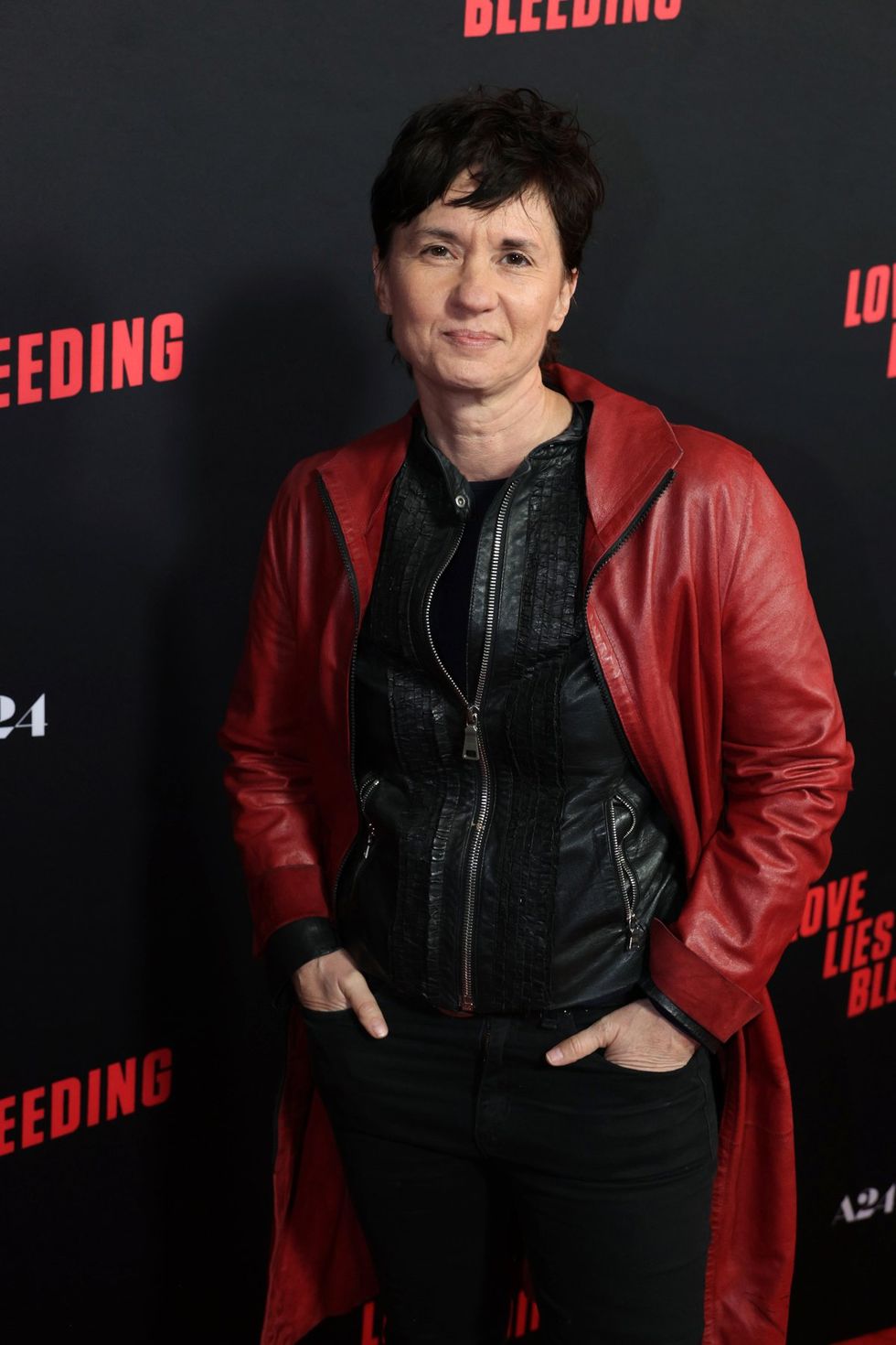 Photo Gallery Love Lies Bleeding Premiers Red Carpet Party Tracy Gilchrest panel