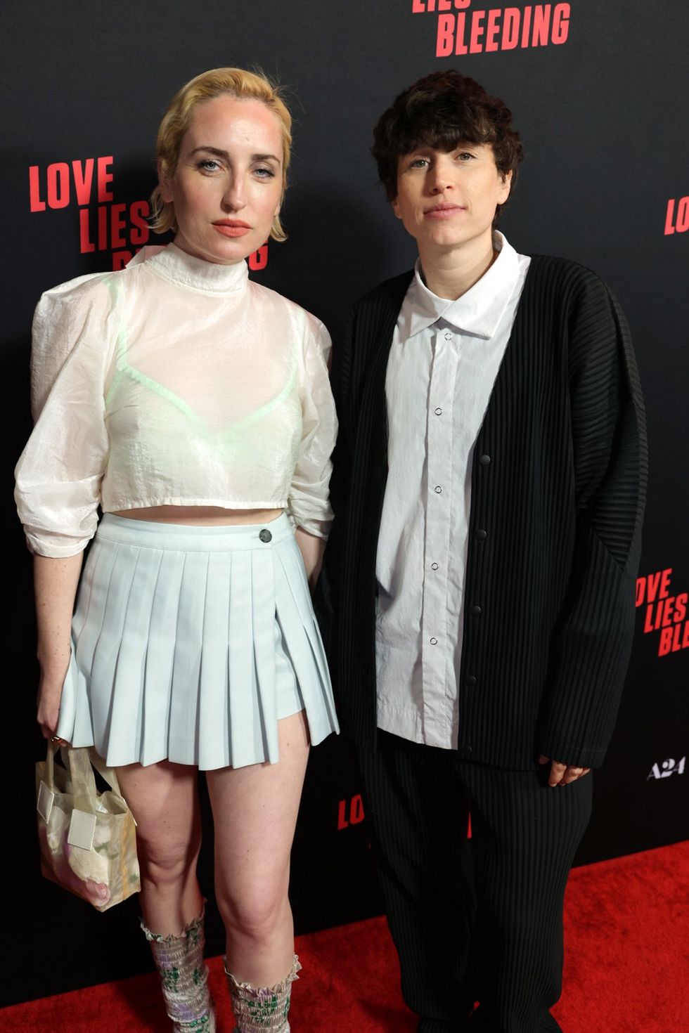 Photo Gallery Love Lies Bleeding Premiers Red Carpet Party Tracy Gilchrest panel