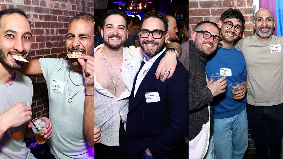 photo gallery NYC Passover Pregame gay bar party 2024 Hebro Events