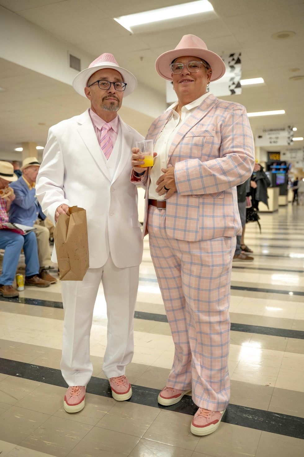 photo gallery peek at LGBTQ fashion inside this years Preakness Stakes horse race baltimore