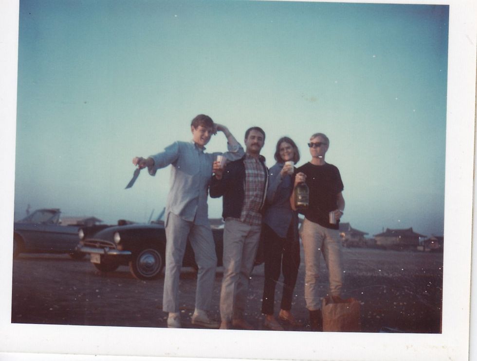 photo gallery Polaroids spanning from 1964 to 1991 documenting Houston male throuple John Jay Hollenburger Arthur Slaughter Gary Grether aka JAG and their social circle