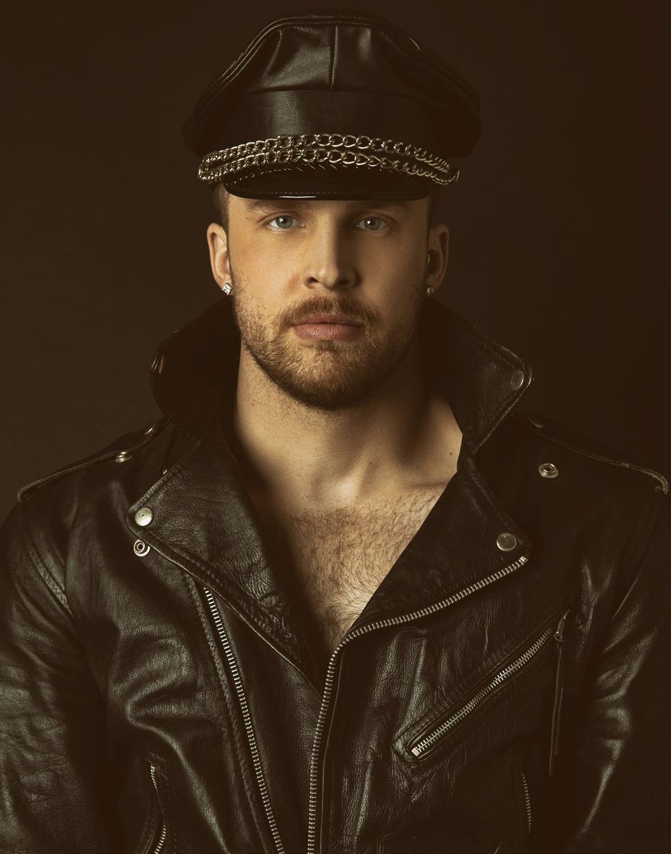 Photo Gallery Q&A: Meet NYC based gay celebrity photographer Mike Ruiz and his LGBTQ+ subjects Leatherman Carson Tueller