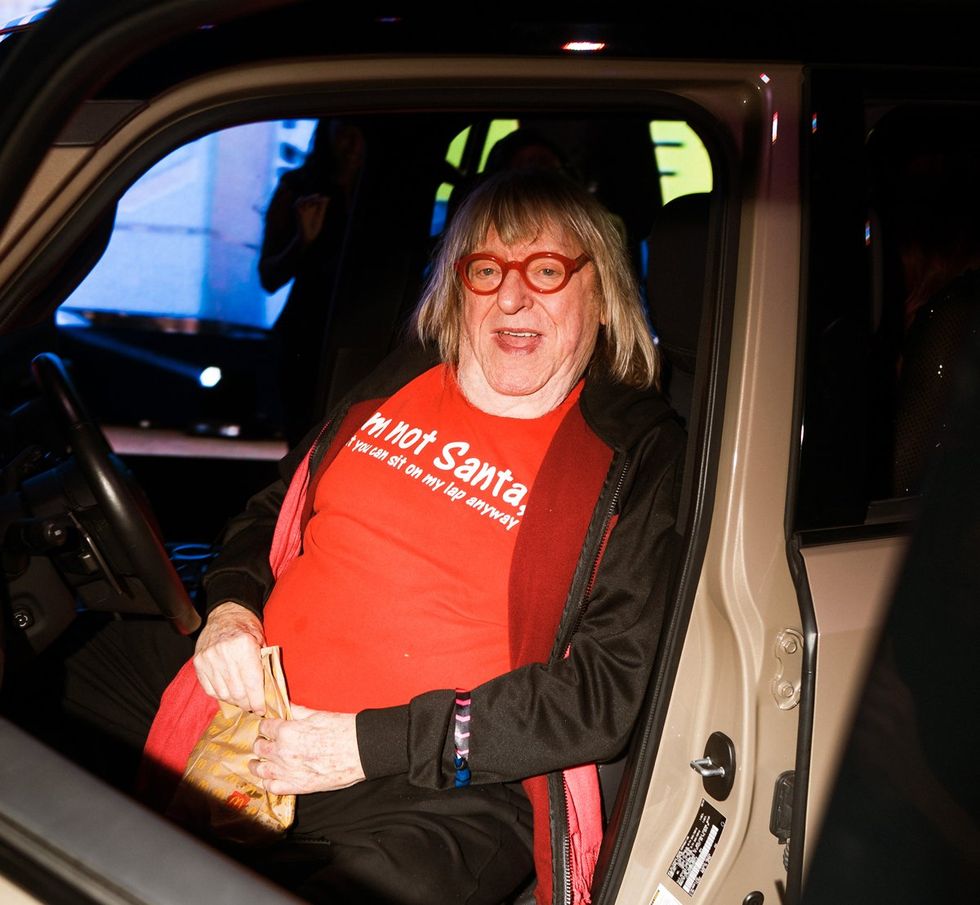 photo gallery queer photographer Roland Fitz Out100 2024 party pics bruce vilanch in a lexus