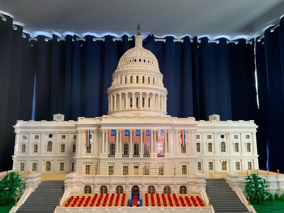 photo gallery Richard Paules Lego Master famous landmarks Capitol Building Washington DC