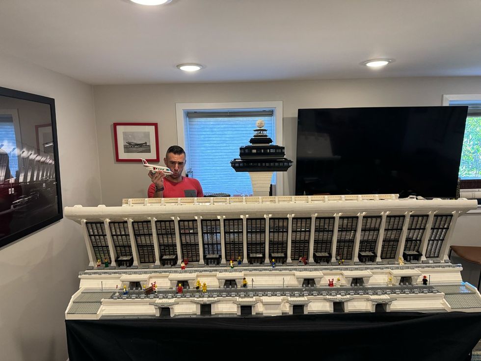 photo gallery Richard Paules Lego Master famous landmarks Dulles Airport Washington DC