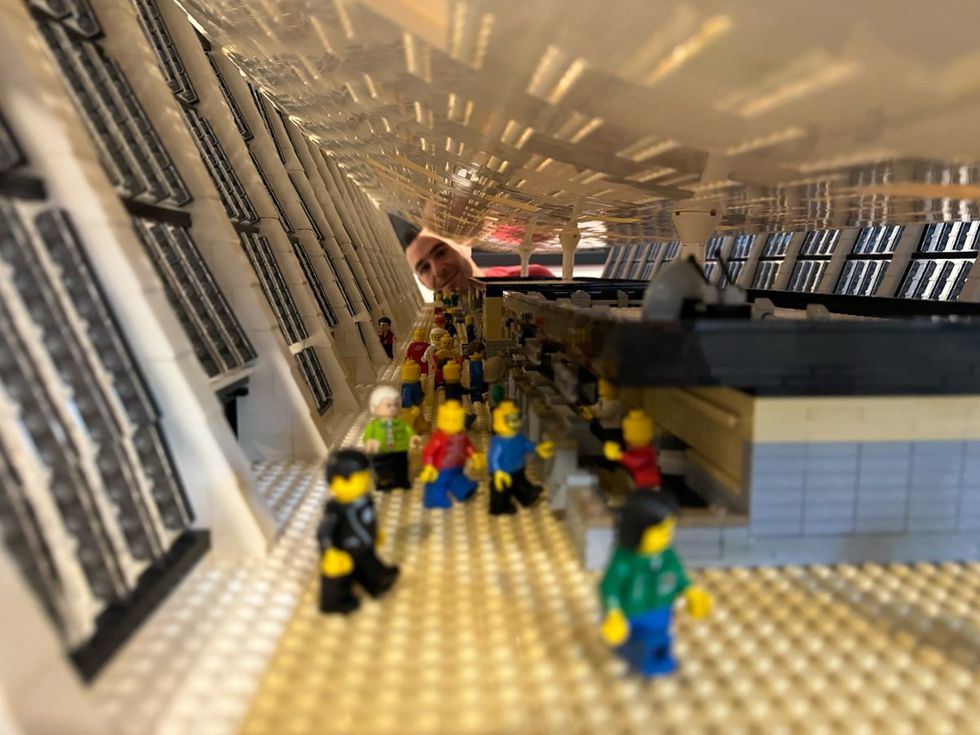 photo gallery Richard Paules Lego Master famous landmarks Dulles Airport Washington DC
