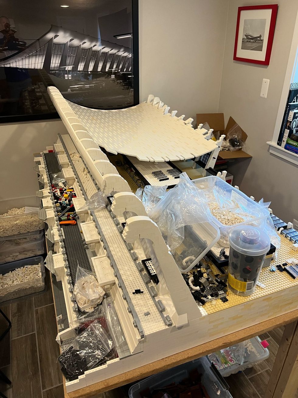 photo gallery Richard Paules Lego Master famous landmarks Dulles Airport Washington DC